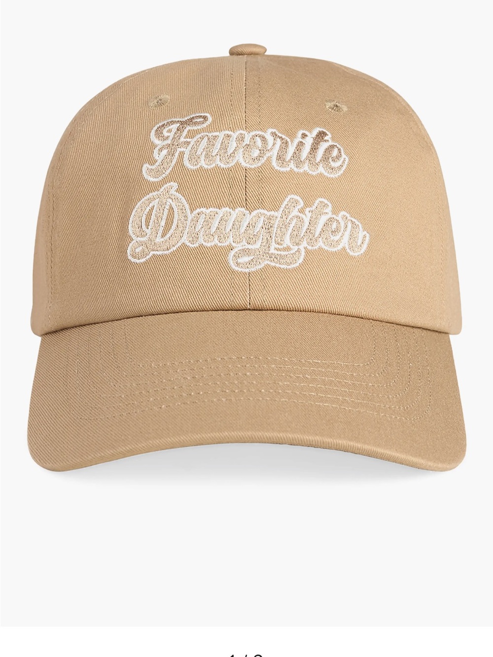 Favorite Daughter The Script Logo Baseball Cap NEW